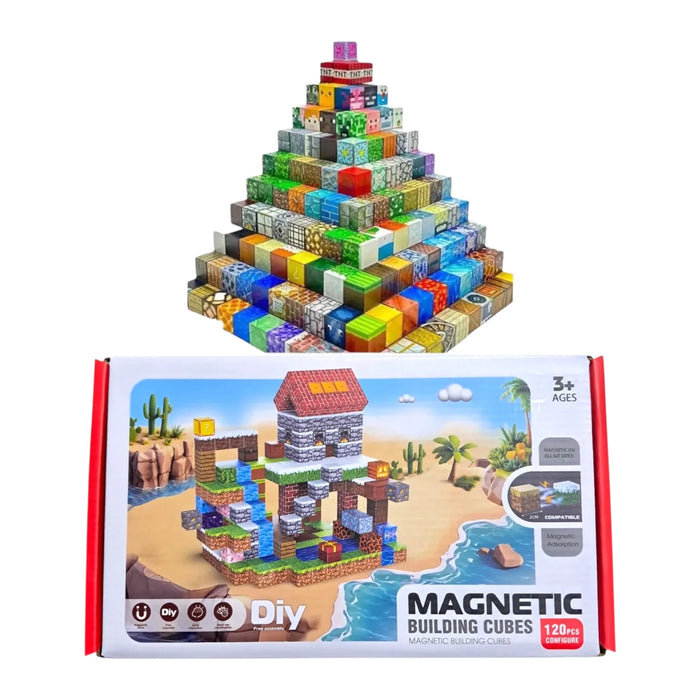 ‫احصل على مكعبات ماين كرافت المغناطيسية من تميمي بروجكتس في قطر. آمنة ومثالية لتنمية خيال الأطفال. 