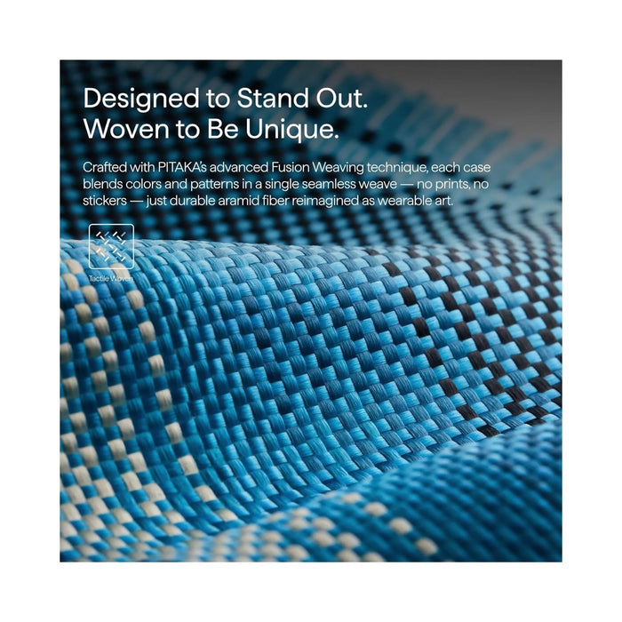 Pitaka iPhone Air Case - Moonrise, Woven from ultra-strong aramid fiber
Available now from TaMiMi Projects in Qatar.