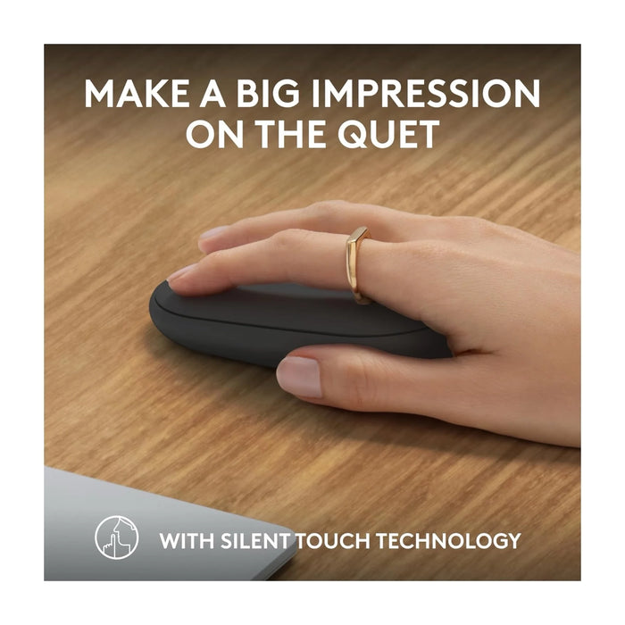 Logitech Pebble 2 M350s Wireless Mouse, Slim & lightweight design ideal for work, travel, & everyday use. at TaMiMi Projects Qatar.