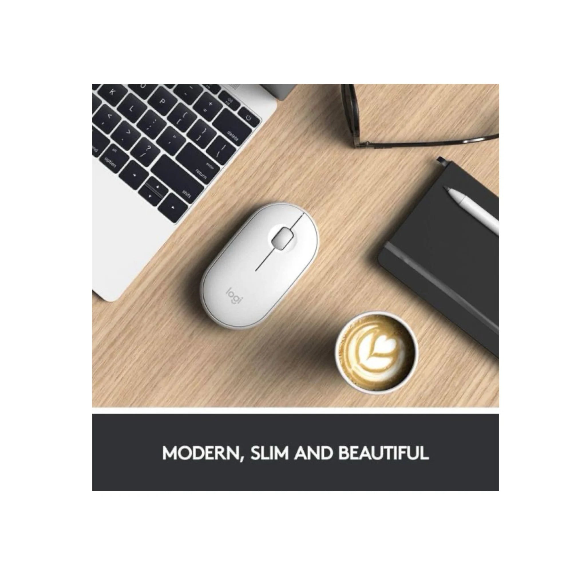 Logitech M350 Wireless Mouse - White Logitech M350 Wireless Mouse - White