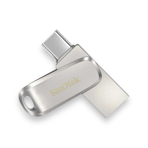SanDisk Ultra Dual Drive Luxe USB Type-C - 64GB, a reversible USB Type-C & a traditional Type-A, at TaMiMi Projects in Qatar.