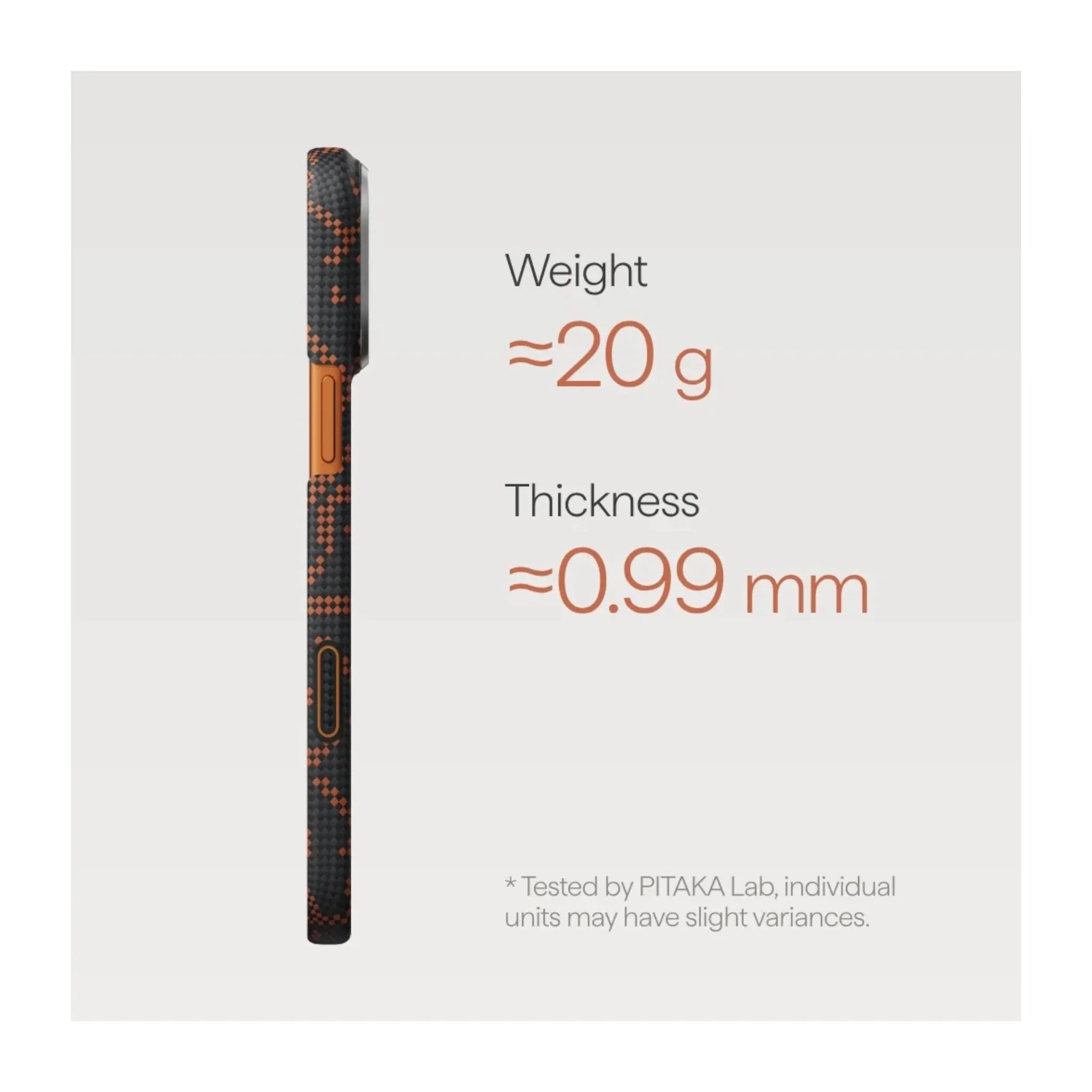 Pitaka iPhone 17 Pro Case - Leaping (Orange Black) Pitaka iPhone 17 Pro Case - Leaping (Orange Black)
