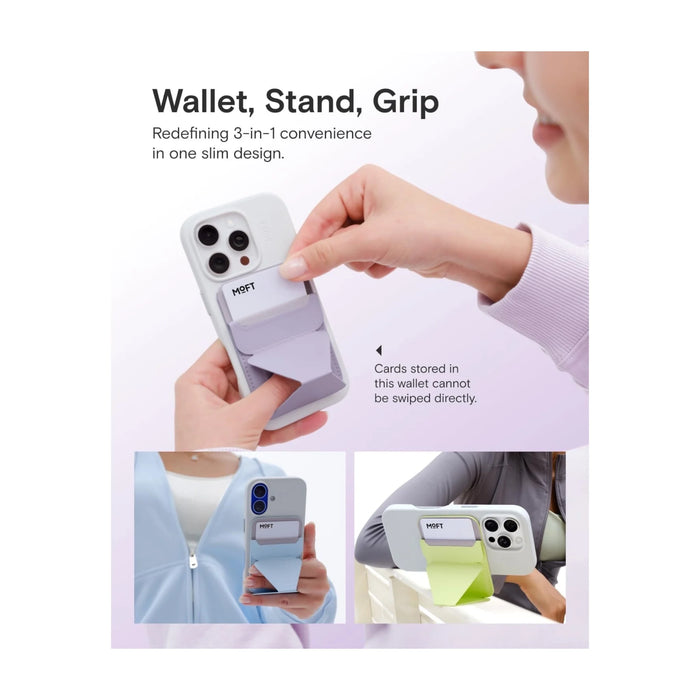 MOFT Magnetic Wallet Stand - MagSafe - Soothing Mist