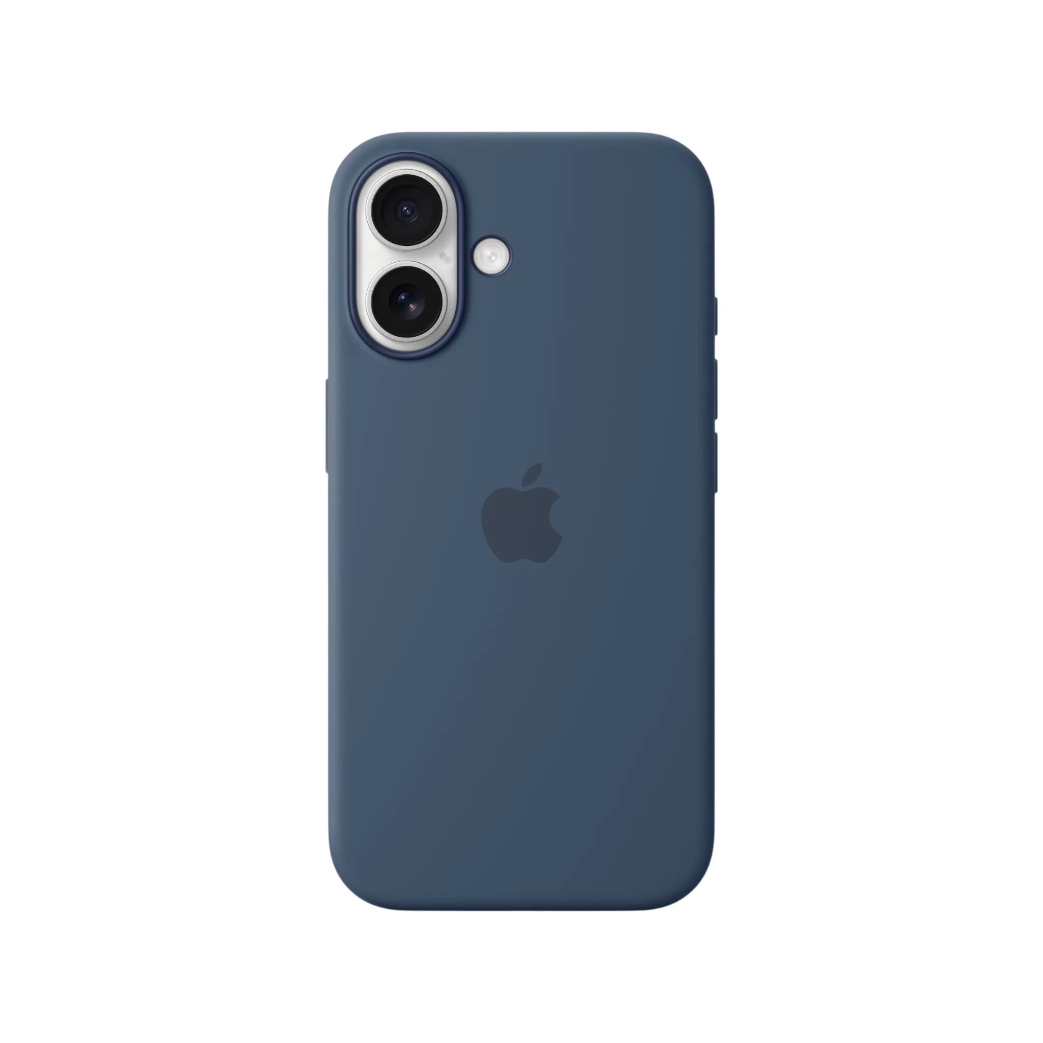 Apple iPhone 16 Silicone Case with MagSafe - Denim Apple iPhone 16 Silicone Case with MagSafe - Denim