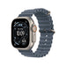 Apple Watch Ultra 3 GPS + Cellular, 49mm Natural Case with Ocean Band - Anchor Blue, Available from TaMiMi Projects in Qatar.