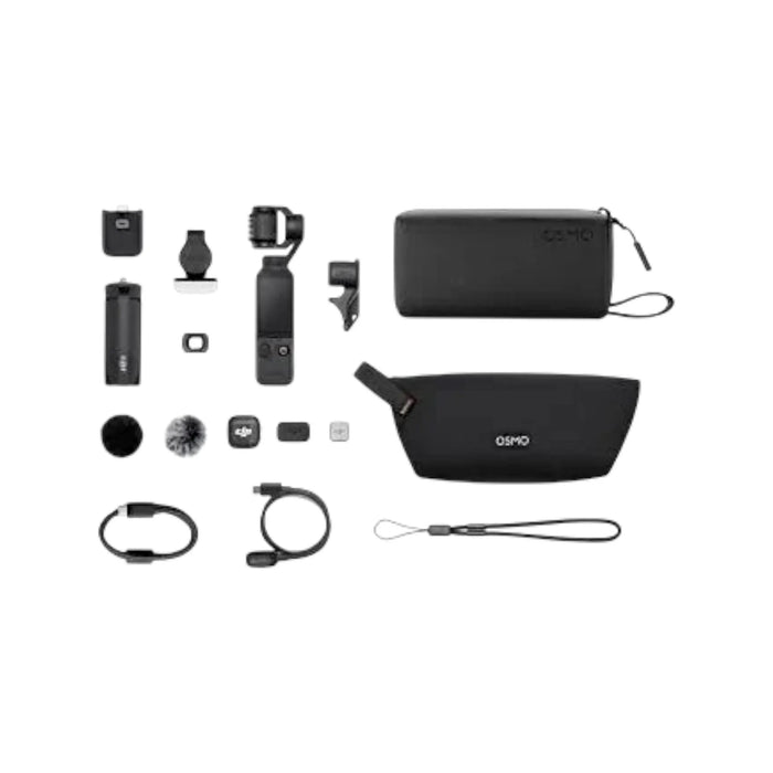 dji osmo pocket 4 4k camera stabilized vlogging qatar tamimi projects