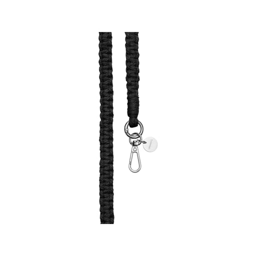 URBANY’S Eivissa universal Black cotton phone cord – stylish and durable – TaMiMi Projects in Qatar