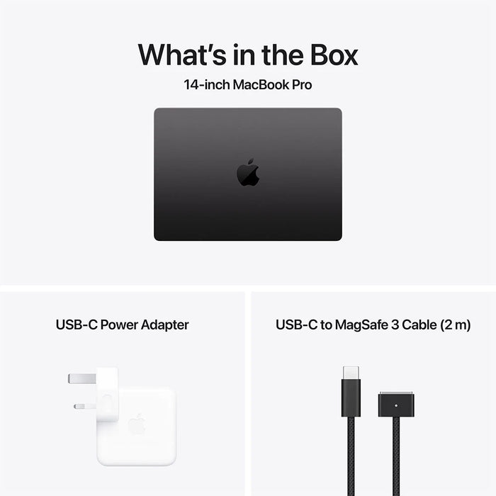 Appke MacBook Pro 14" M4 Pro chip with 12‑core CPU and 16‑core GPU/24GB/512GB SSD - Space Black,  TaMiMi Projects in Qatar.