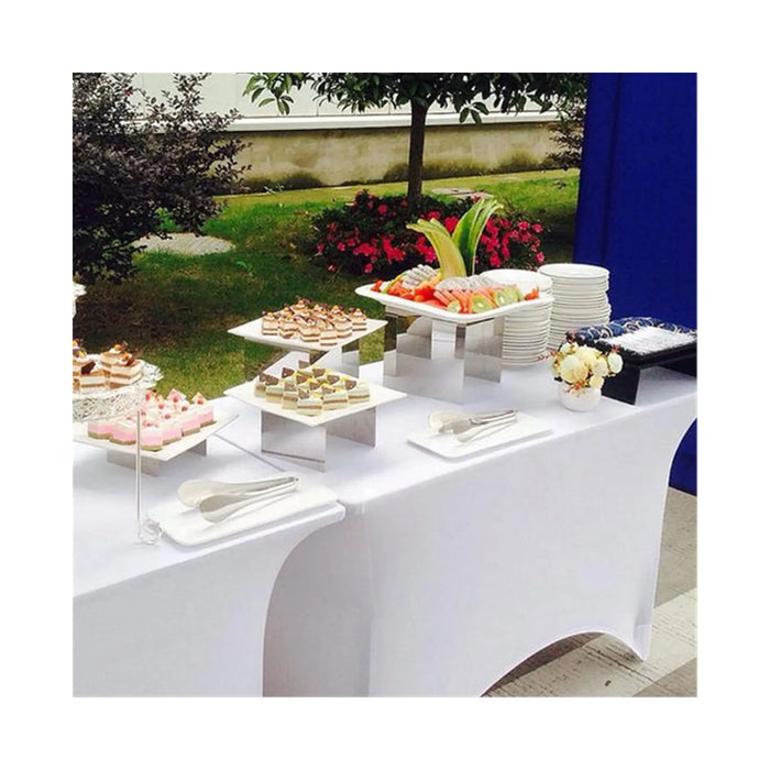 Spandex Rectangular Tablecloth, Made of high-quality spandex fabric, Wrinkle-resistant, easy to clean, at TaMiMi Projects, Qatar.