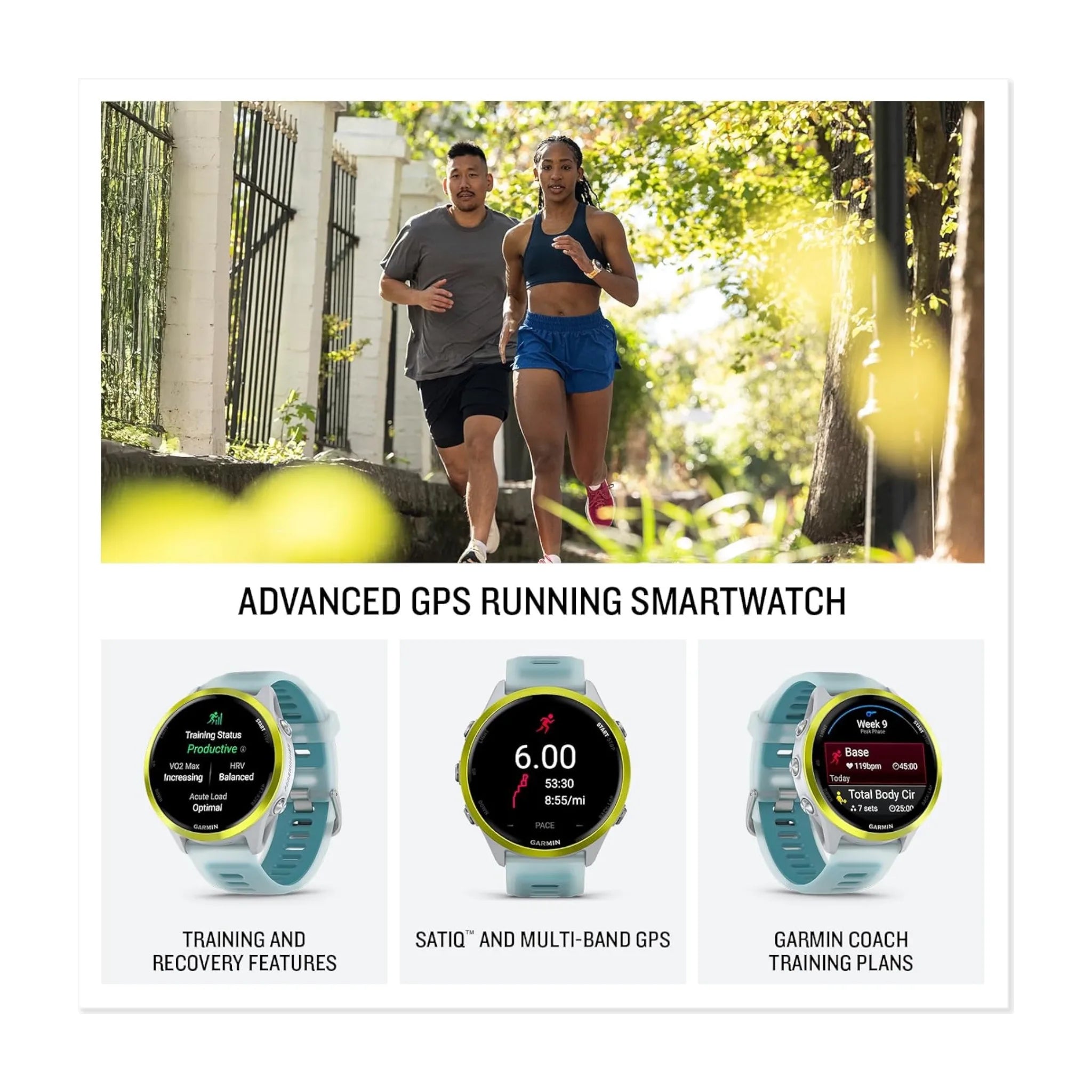 Forerunner® 570 - Amp Yellow / Whitestone - 47mm Forerunner® 570 - Amp Yellow / Whitestone - 47mm