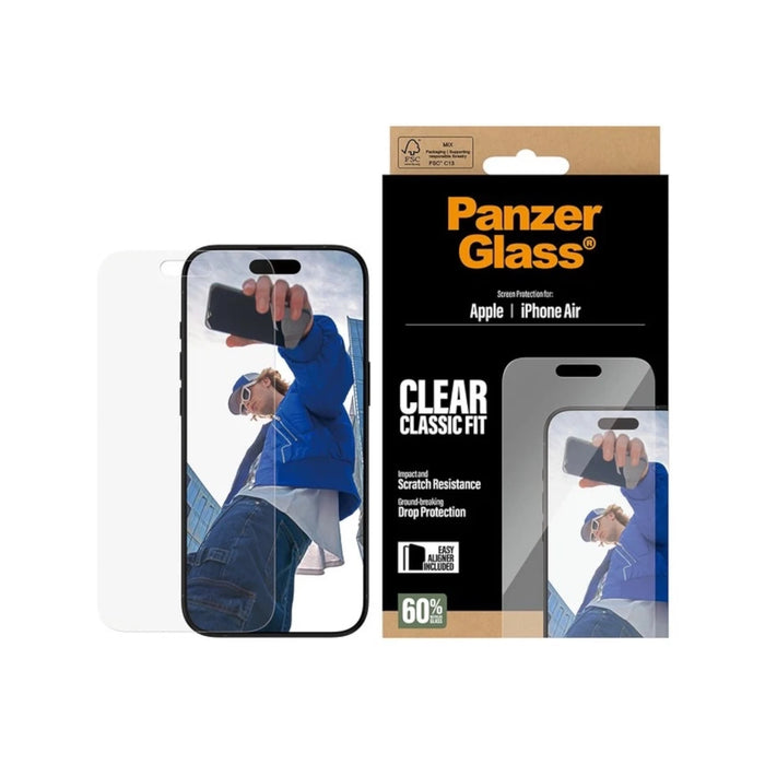 PanzerGlass® Screen Protector iPhone Air offers drop protection, scratch resistance, & easy installation. at TaMiMi Projects.