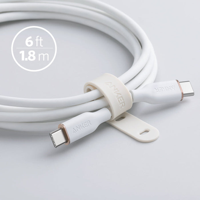 Anker PowerLine ||| Flow USB-C to USB-C Cable - 1.8m - White