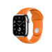 ‫ساعة Apple Watch Hermès مقاس 42 مم، إطار من التيتانيوم الفضي مع حزام Bleu Céleste Kilim Single Tour، أنيقة وعصرية، متوفرة لدى تميمي بروجكتس في قطر.‬
