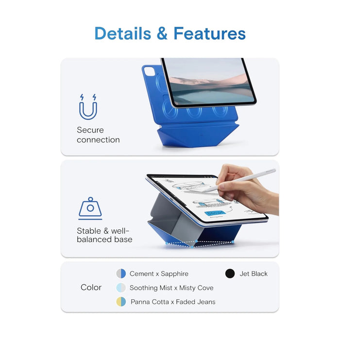 MOFT Dynamic Folio for iPad Pro 11" 
(M4 / M5) - Jet Black
Available now from TaMiMi Projects in Qatar.