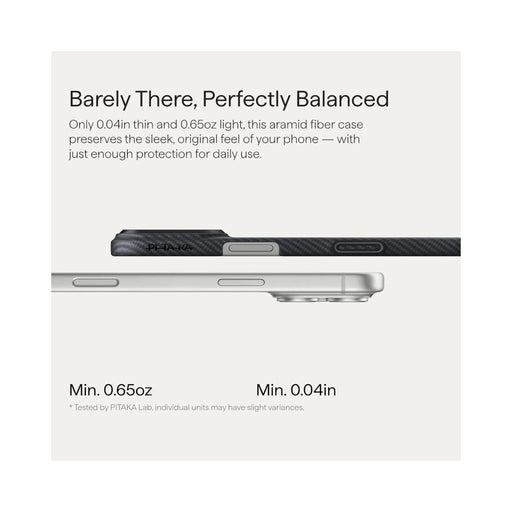 pitaka iphone 17 pro max case magsafe aramid black grey tamimi projects qatar