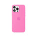 Apple iPhone 16 Pro Max Silicone Case with MagSafe in Peony, Available now at TaMiMi Projects in Qatar.