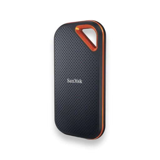 SanDisk Sandisk Extreme Pro portable SSD 2TB, 256-bit AES hardware encryption for security. at TaMiMi Projects in Qatar.
