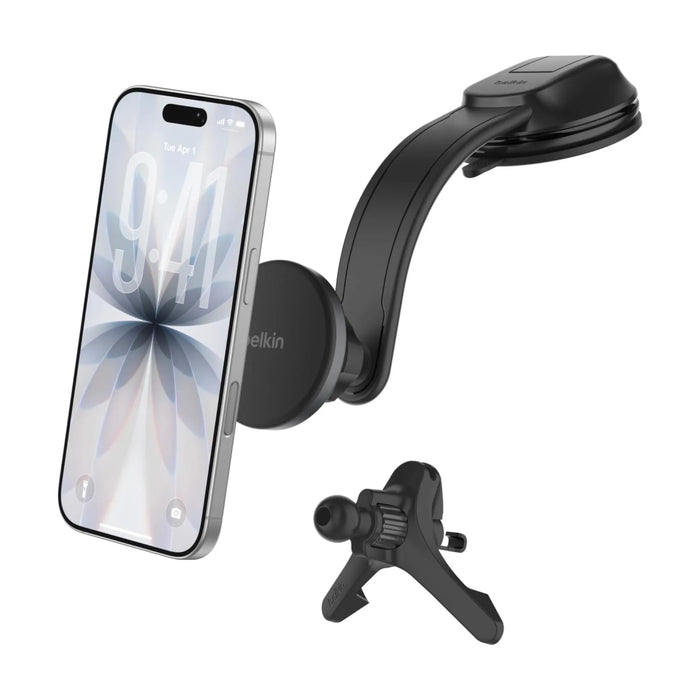 Belkin MagSafe Car Charger 15W from TaMiMi Projects in Qatar. Magnetic car charger with Qi2 & MagSafe support up to 15W. 