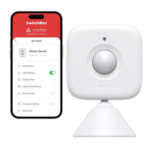SwitchBot Motion Sensor from TaMiMi Projects in Qatar for smart motion detection and energy savings
