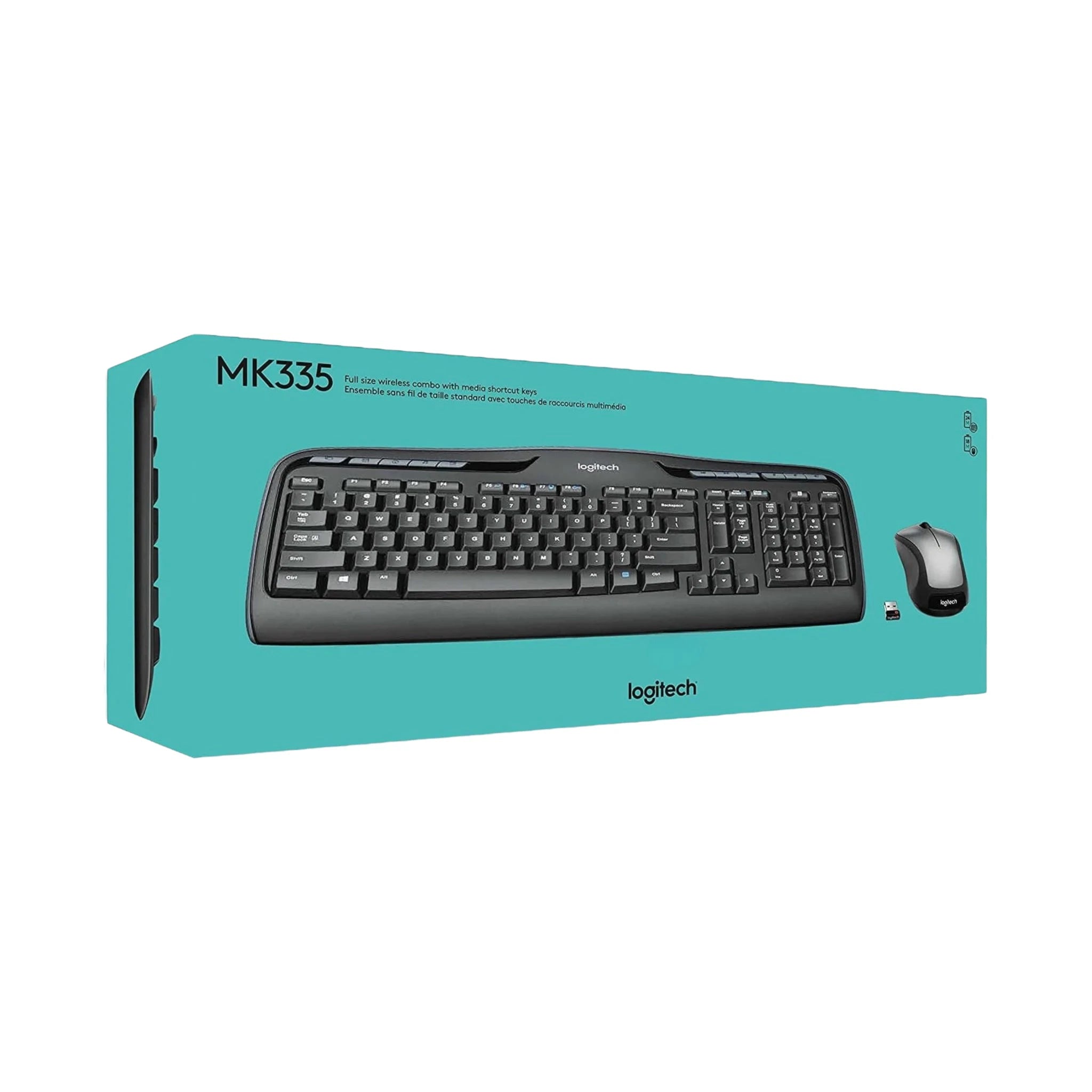 كيبورد وماوس لوجيتيك MK335 - إنجليزي كيبورد وماوس لوجيتيك MK335 - إنجليزي 