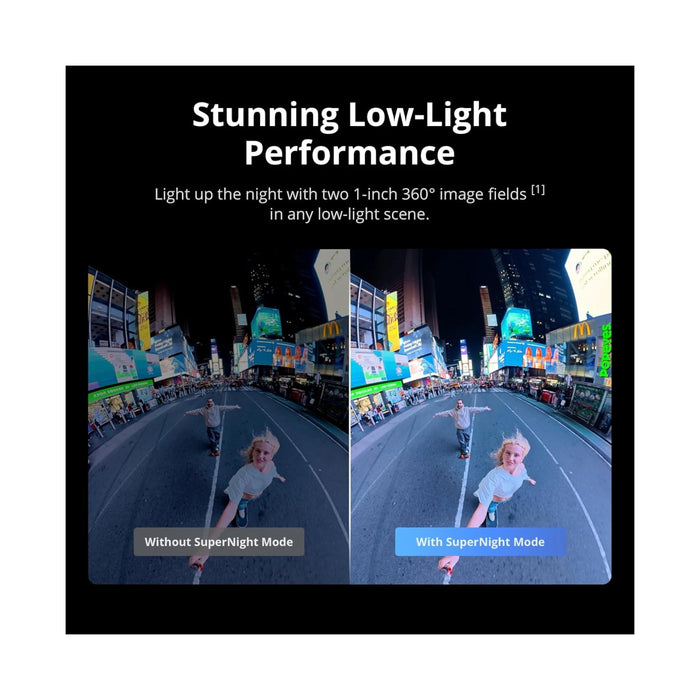 DJI Osmo 360 Adventure Combo, Stunning, Day or Night - Capture every detail with 8K 360° videos, at TaMiMi Projects in Qatar