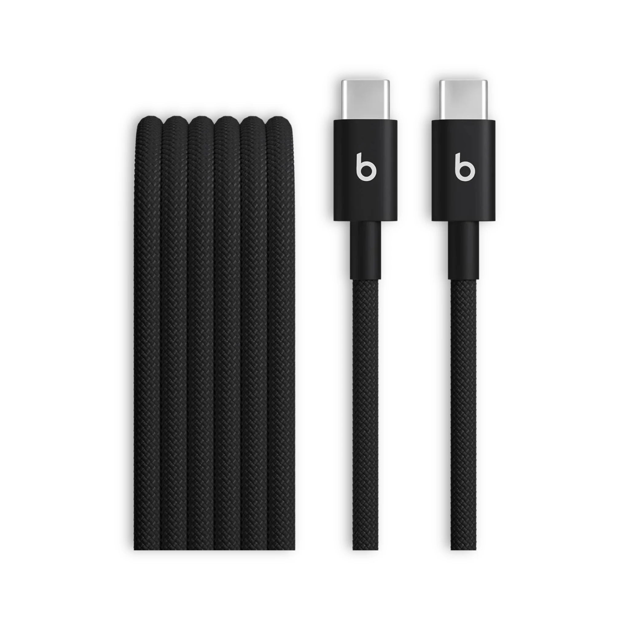 Beats USB‑C to USB‑C Woven Cable (1.5 m) - Bolt Black Beats USB‑C to USB‑C Woven Cable (1.5 m) - Bolt Black