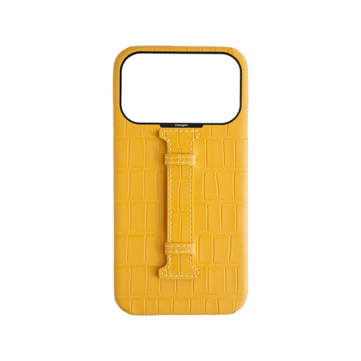 ‫  كفر جلد تمساح ايفون ١٧ برو ماكس من تميمي بروجكتس فى قطر. الكفر من شركة كونسبتو القطرية المتخصصة بصناعة الاكسسوارات من الجلد الاصلي