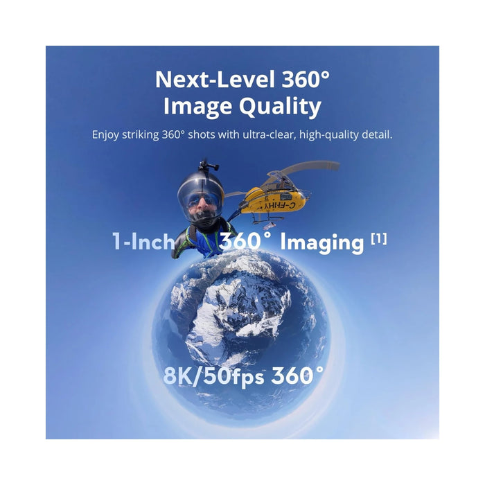 DJI Osmo 360 Standard Combo, Stunning, Day or Night - Capture every detail with 8K 360° videos. at TaMiMi Projects in Qatar