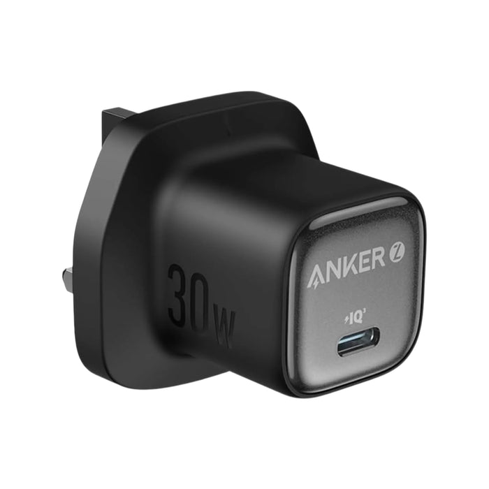 Anker Zolo 30W Fast Charger - Black, for phones, tablets, and accessories, Available now from TaMiMi Projects in Qatar.