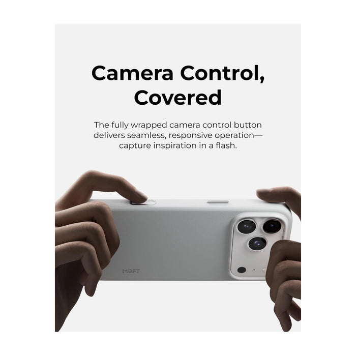 MOFT MOVAS Snap Case for iPhone 17 Pro - Misty Cove, Available now from TaMiMi Projects in Qatar.