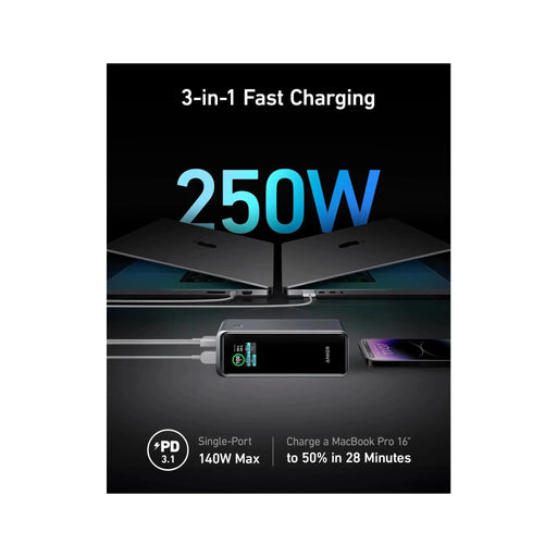 Anker Prime 27650mAh 250W Power Bank with 3 Ports – TaMiMi Projects in Qatar
