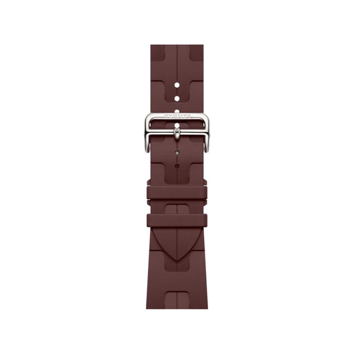 Hermès Apple Watch Band 46mm in Bordeaux Kilim. TaMiMi Projects Qatar.