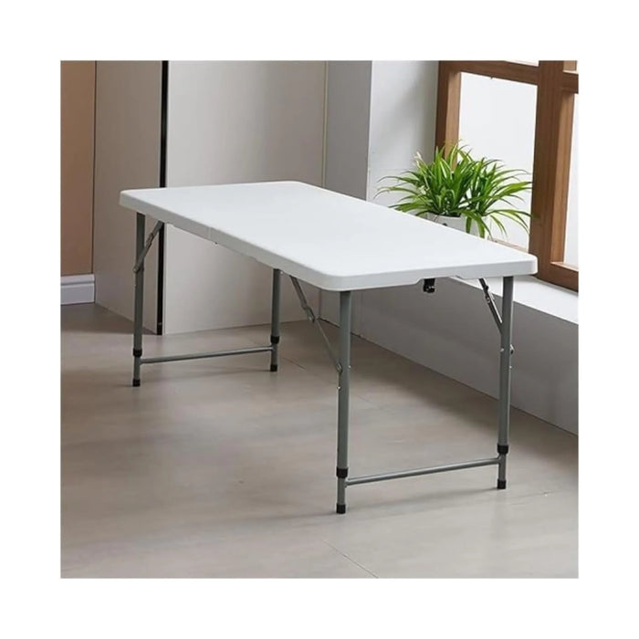 Portable Folding Table, Dimensions: 122×60× high 58:75 cm with rectangular top. Available now from TaMiMi Projects in Qatar.