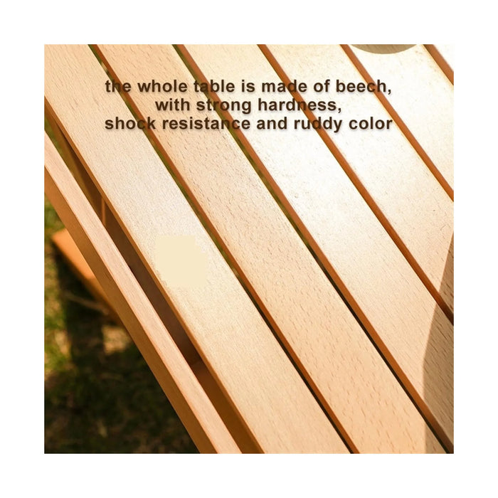 ‫احصل على طاولة خشب قابلة للطي من تميمي بروجكتس في قطر. خفيفة ومحمولة، مقاومة للعوامل الجوية، مثالية للتخييم والشاطئ.