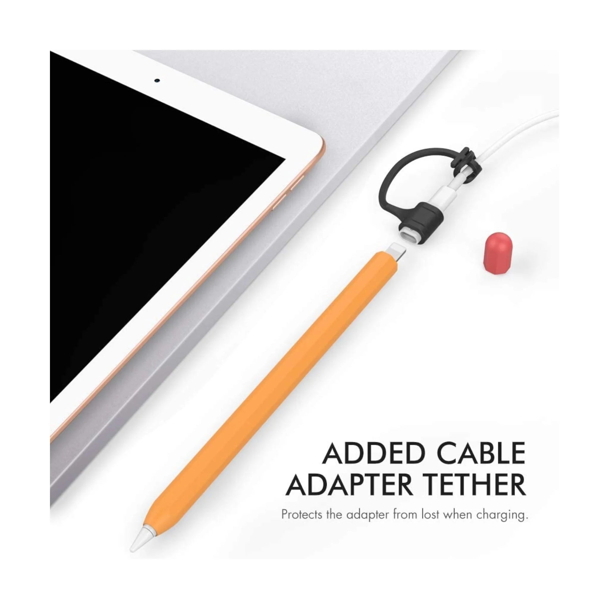 AhaStyle Case for Apple Pencil1 - Orange AhaStyle Case for Apple Pencil1 - Orange