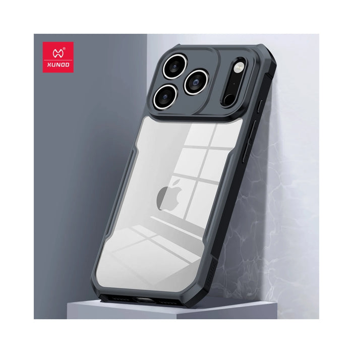 Xundd iPhone 17 Pro Max Case - Black, Made of Imported PC material with premium quality, Available at TaMiMi Projects, Qatar.