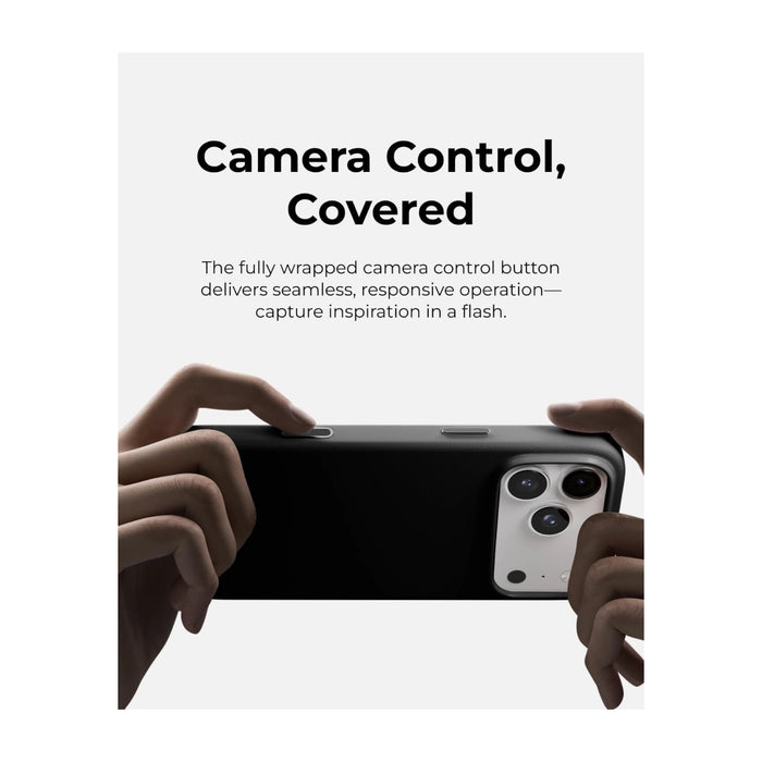 MOFT MOVAS Snap Case for iPhone 17 Pro - Jet Black, Available now from TaMiMi Projects in Qatar.