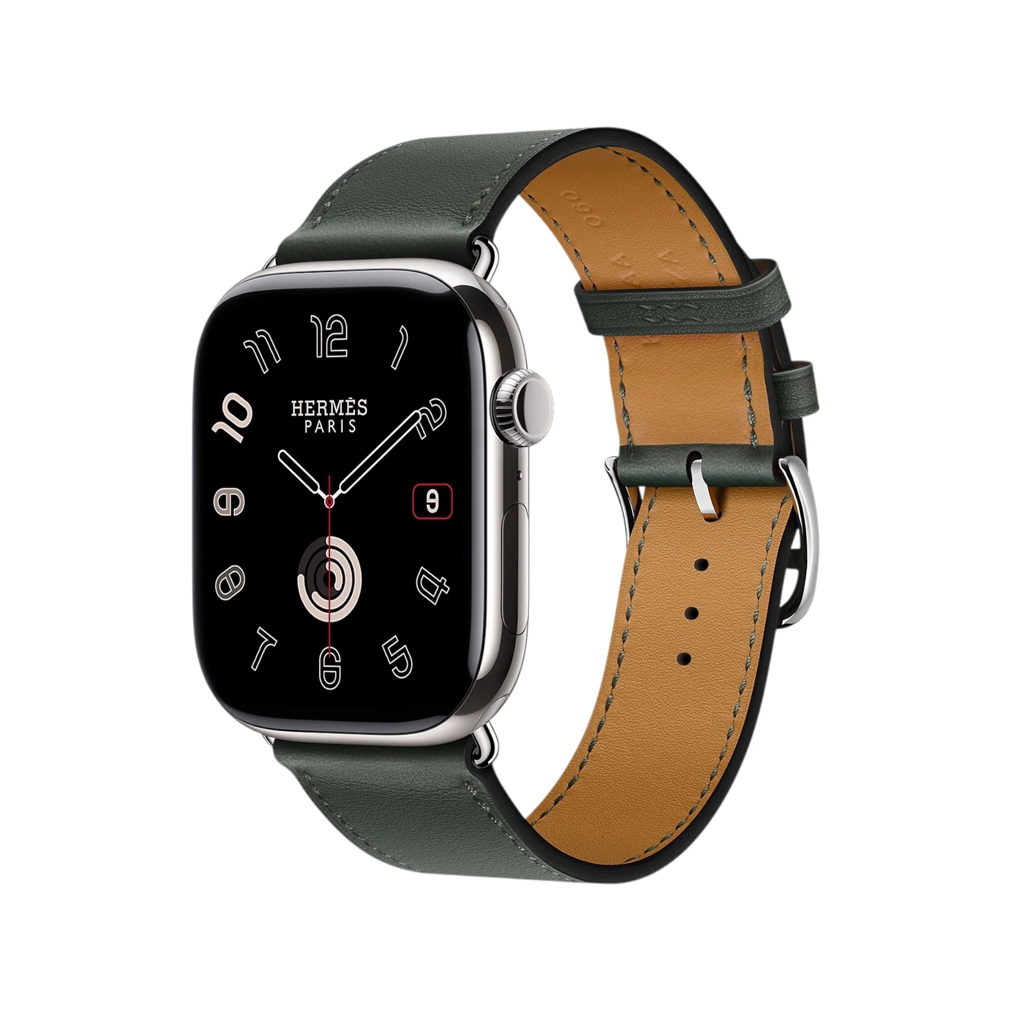 Apple Watch Hermès 46mm - Vert Mangrove Single Tour Apple Watch Hermès 46mm - Vert Mangrove Single Tour