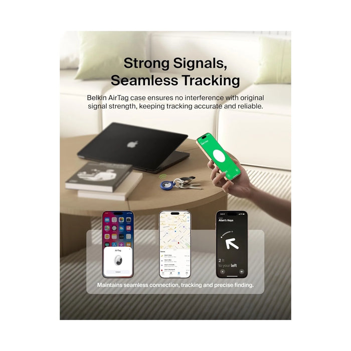 Belkin Waterproof AirTag Secure Holder with Key Ring in Blue
Available now from TaMiMi Projects in Qatar.