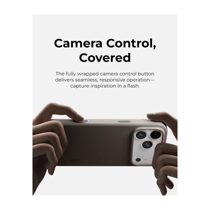 MOFT MOVAS Snap Case for iPhone 17 Pro Max - Taupe, Available now from TaMiMi Projects in Qatar.