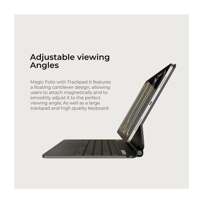 Blupebble Keyboard with Trackpad iPad Pro 11 2024 2025