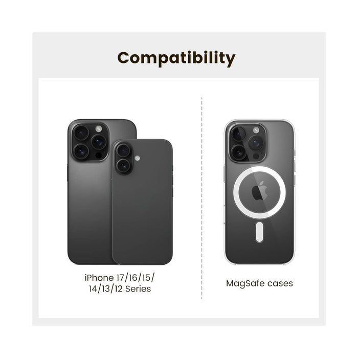 PITAKA MagSafe Phone Grip, Made of high-quality zinc alloy, the metal ring is comfortable to hold, at TaMiMi Projects in Qatar