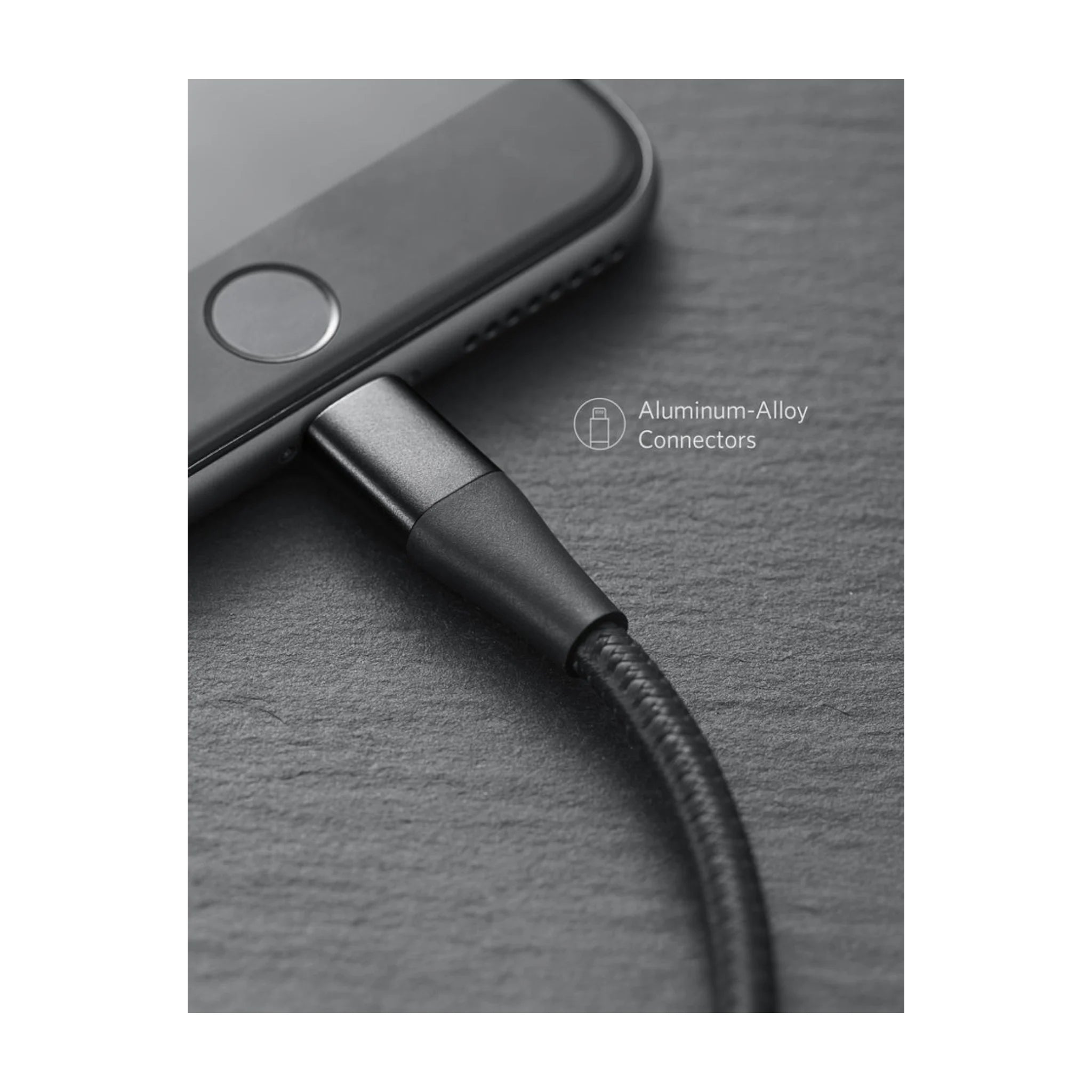 Anker USB-A to Lightning Cable (6ft) - black Anker USB-A to Lightning Cable (6ft) - black