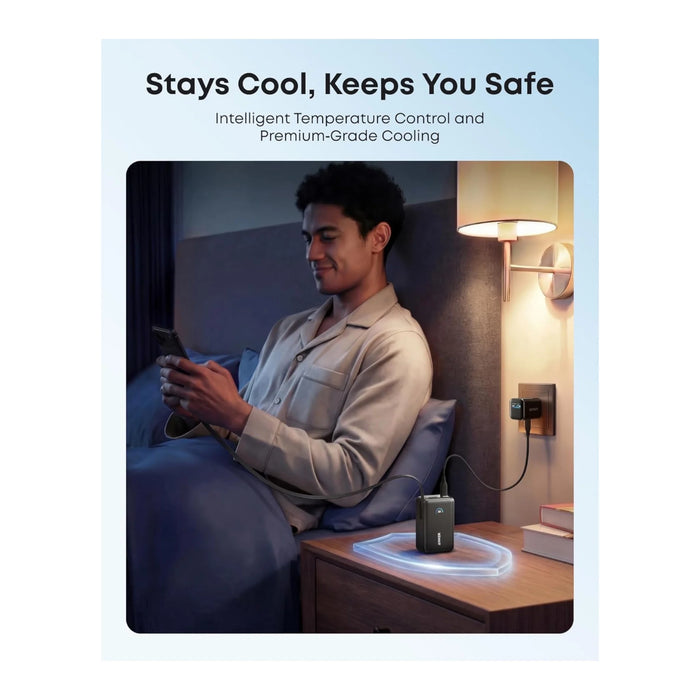 Anker Nano 10000mAh 45W Power Bank with Built-in USB-C Cable - Black
Available now from TaMiMi Projects in Qatar.