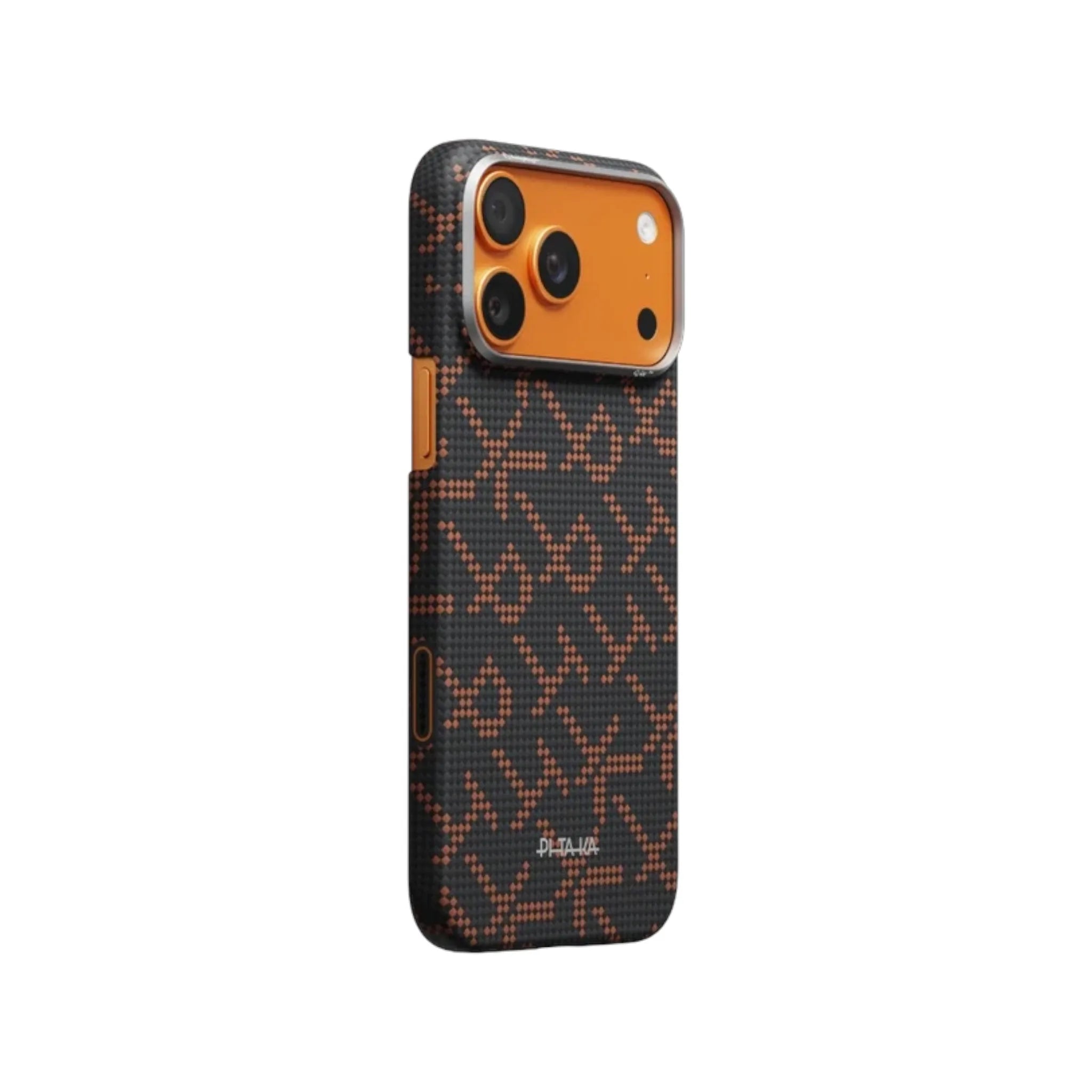 Pitaka iPhone 17 Pro Case - Leaping (Orange Black) Pitaka iPhone 17 Pro Case - Leaping (Orange Black)