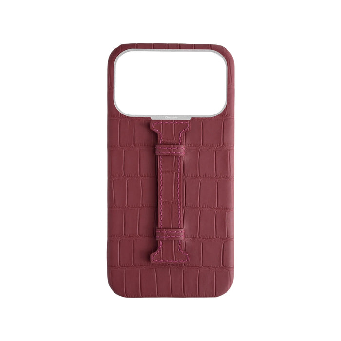 ‫  كفر جلد تمساح ايفون ١٧ برو من تميمي بروجكتس فى قطر. الكفر من شركة كونسبتو القطرية المتخصصة بصناعة الاكسسوارات من الجلد الاصلي