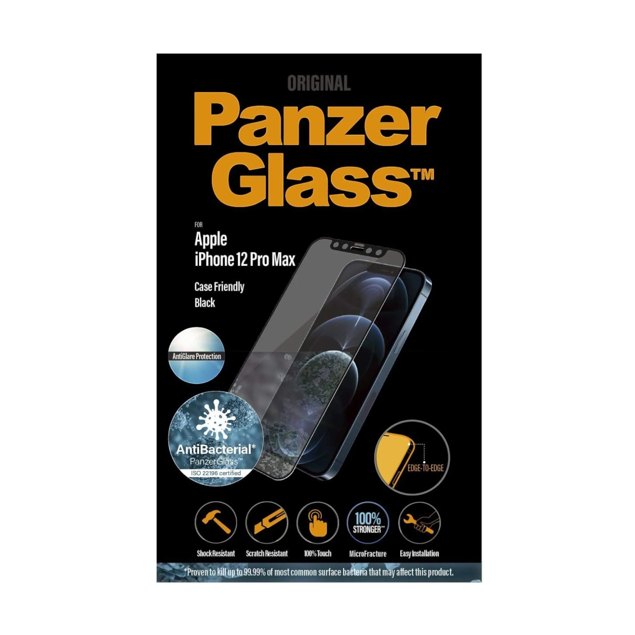 PanzerGlass™ for iPhone 12 Pro Max - Anti glare PanzerGlass™ for iPhone 12 Pro Max - Anti glare