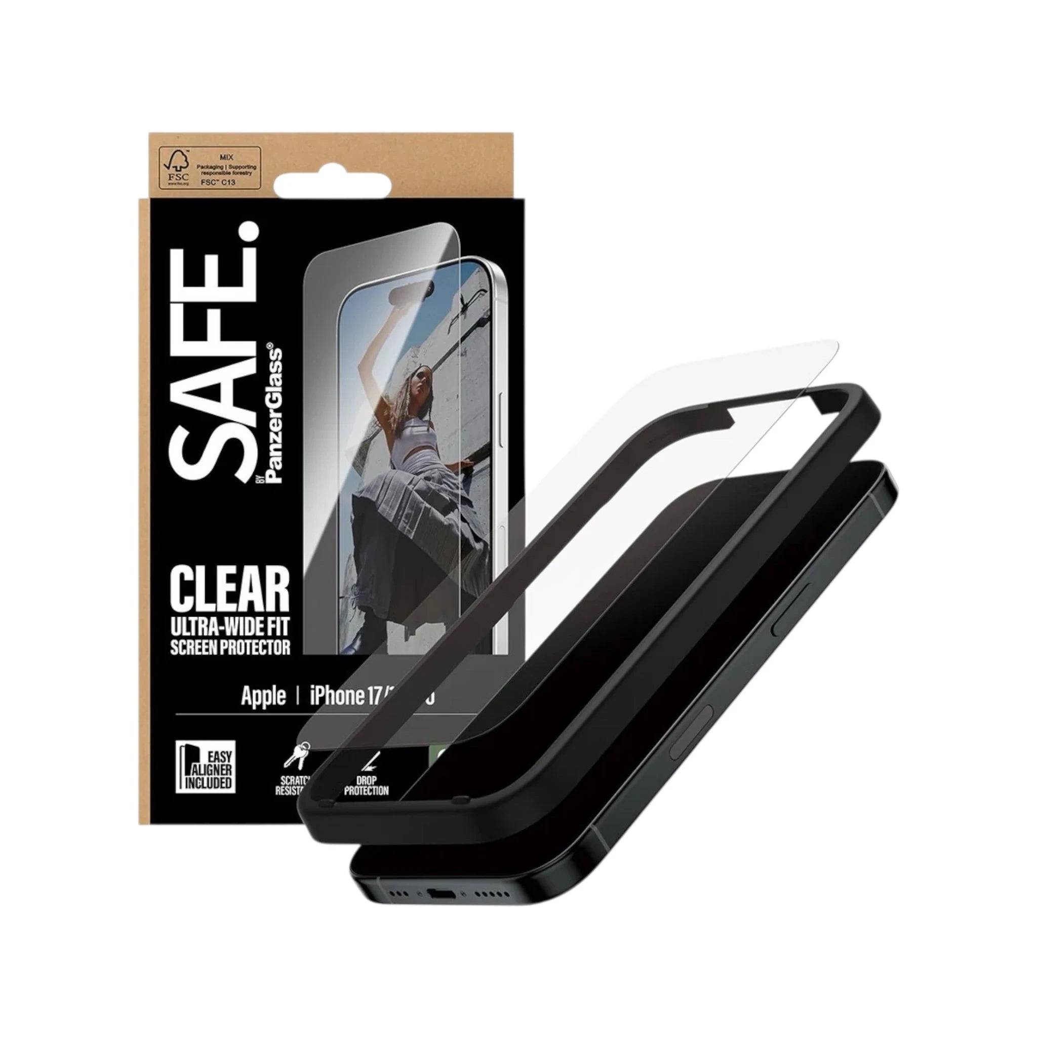 PanzerGlass® Screen Protector iPhone 17 - clear PanzerGlass® Screen Protector iPhone 17 - clear