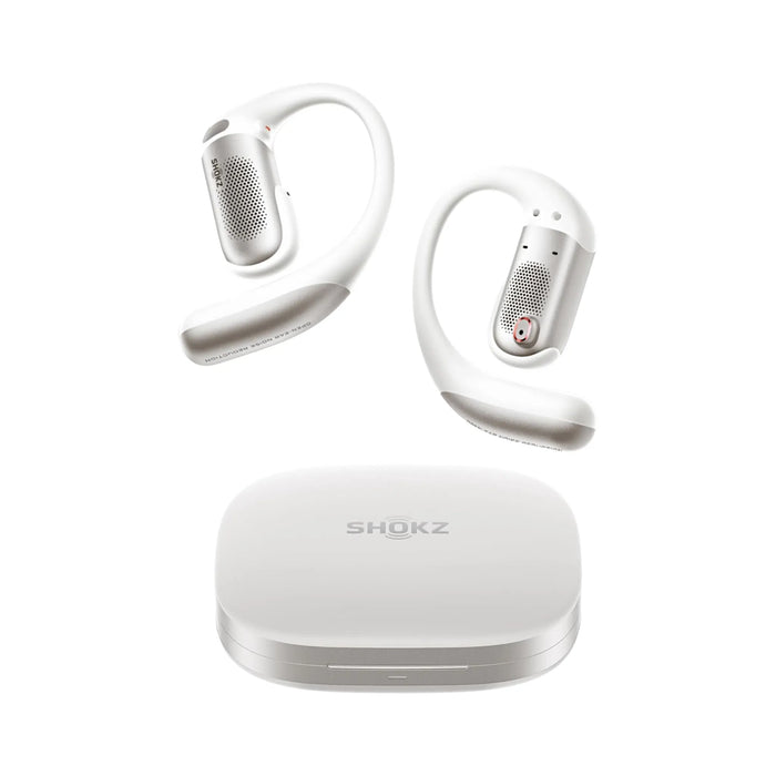 Shokz OpenFit Pro, High-quality audio with deep bass and Dolby Atmos support. TaMiMi Projects Qatar.