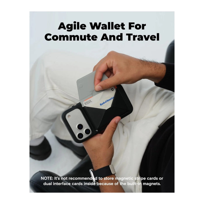 ‫احصل على محفظة وستاند موفت من تميمي بروجكتس في قطر. تخزين ٨ بطاقات، ستاند مخفي، جلد MOVAS، دعم ماج سيف.